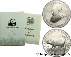 SIERRA LEONE 10 Leones Proof 1987