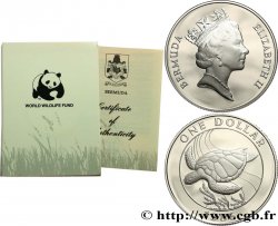 BERMUDES 1 Dollar Proof Tortue 1986  FDC