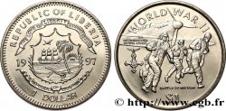 LIBERIA 1 Dollar Proof Second Guerre Mondiale - Bataille d’Angleterre 1997 Pbjoy Mint