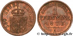 GERMANY - PRUSSIA 1 Pfenninge Royaume de Prusse 1873 Berlin - A