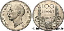 BULGARIE 100 Leva Boris III 1937 Kremnica TTB+