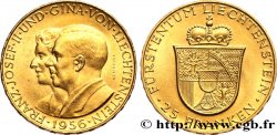 LIECHTENSTEIN 25 Franken 1956  SPL