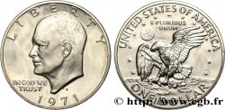 UNITED STATES OF AMERICA 1 Dollar Eisenhower Proof 1971 San Francisco - S