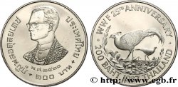THAÏLANDE 200 Baht Proof Faisans 1987