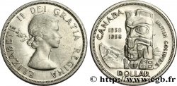 CANADA 1 Dollar Elisabeth II 1958
