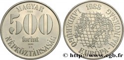 HUNGARY 500 Forint Proof Coupe d’Europe de football 1988 Budapest