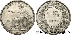 SUISSE 1 Franc Helvetia 1860 Berne
