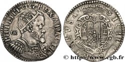 SICILE - ROYAUME DE SICILE - PHILIPPE II D ESPAGNE 1/2 Ducato 1575 Messine TTB