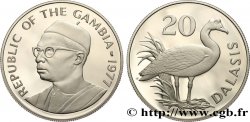 GAMBIE 20 Dalasis Vanneau à éperons proof 1977