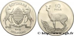 BOTSWANA 10 Pula proof Oréotrague 1978