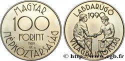 HUNGARY 100 Forint Coupe du Monde de Football Italie 1990 1989 Budapest