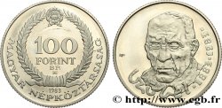 HUNGARY 100 Forint Proof 100e anniversaire de la naissance de Béla Czóbel 1983 Budapest