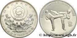 SOUTH KOREA  5000 Won Proof XXIV olympiade Séoul 1988 Tae Kwon Do 1987 