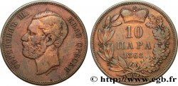 SERBIE 10 Para Michel III Obrenovic 1868