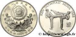 CORÉE DU SUD 5000 Won Proof XXIV olympiade Séoul 1988 Tae Kwon Do 1987