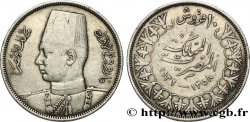 ÉGYPTE 10 Piastres Roi Farouk AH1358 1939  TTB