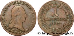 AUTRICHE 1 Kreuzer empereur François Ier 1812 Schmollnitz