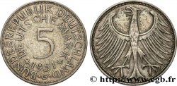ALLEMAGNE 5 Mark aigle 1951 Karlsruhe