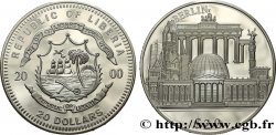 LIBERIA 20 Dollars Proof Monuments de Berlin 2000