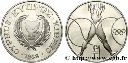 CYPRUS 1 Pound Proof Jeux Olympiques de Séoul 1988 