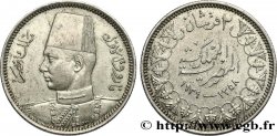 ÉGYPTE 2 Piastres Roi Farouk an AH1358 1939