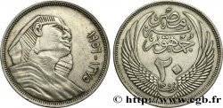 ÉGYPTE 20 Piastres sphinx 1956