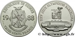 GUINÉE 300 Francs XXV Jeux Olympiques Barcelone - Stade olympique 1988 