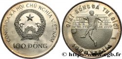 VIETNAM 100 Dong Proof Coupe du Monde de football Italie 1990 1989