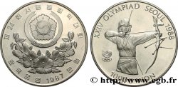 COREA DEL SUD 10000 Won Proof - XXIV olympiade Séoul 1988 tir à l’arc 1987
