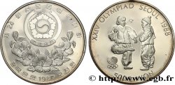 CORÉE DU SUD 5000 Won Proof XXIV olympiade Séoul 1988 Chegi 1987  SPL