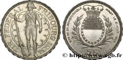 SCHWEIZ 5 Francs, monnaie de Tir, Fribourg 1934 Le Locle
