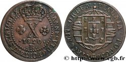BRAZIL 10 Reis Jean VI (Joao) 1820 Rio de Janeiro