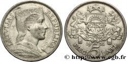 LATVIA 5 Lati 1931