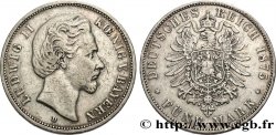 GERMANY - BAVARIA 5 Mark Louis II 1875 Munich
