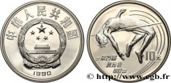 CHINA 10 Yuan Proof Jeux Olympiques 1992 - saut en hauteur 1990