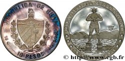 CUBA 10 Pesos Proof Colosse de Rhodes 1997 