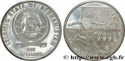 AFGHANISTAN 500 Afghanis Proof XVIe coupe du Monde de football France 1998 1996