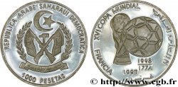 REPUBLICA ARABE SAHARAUI DEMOCRATICA 1000 Pesetas proof Coupe du Monde de football France 1998 1997 