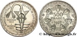 ÉTATS DE L AFRIQUE DE L OUEST (BCEAO) 500 Francs BCEAO 1972 Paris
