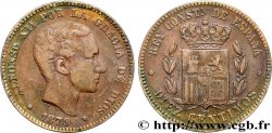 ESPAGNE 10 Centimos Alphonse XII 1879 Oeschger Mesdach & CO