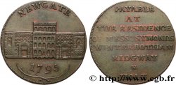 BRITISH TOKENS OR JETTONS 1/2 Penny Newgate (Middlesex) 1795 