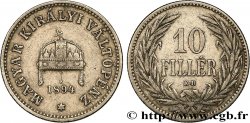 HONGRIE 10 Filler couronne 1894 Kremnitz - KB