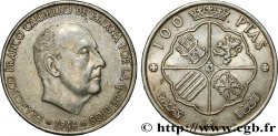 SPAGNA 100 Pesetas Francisco Franco (1966 dans les étoiles) 1966 Madrid