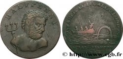 BRITISH TOKENS OR JETTONS 1/2 Penny Londres (Middlesex) Pêcheries de Baleines Fowler 1794 
