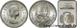 AFRIQUE DU SUD 5 Shillings Prooflike Elisabeth II 1953 Pretoria