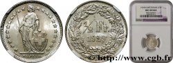SUISSE 1/2 Franc Helvetia 1929 Berne