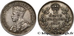 CANADA 10 Cents Georges V 1917