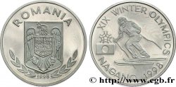 RUMÄNIEN Piéfort 100 Lei Proof Jeux Olympiques d’hiver de Nagano - Ski de descente 1998