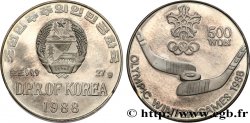 NORTH KOREA 500 Won Proof Jeux Olympiques d’hiver 1988 - Hockey 1988