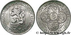 CECOSLOVACCHIA 50 Korun 650e anniversaire de l’atelier de Kremnica 1978